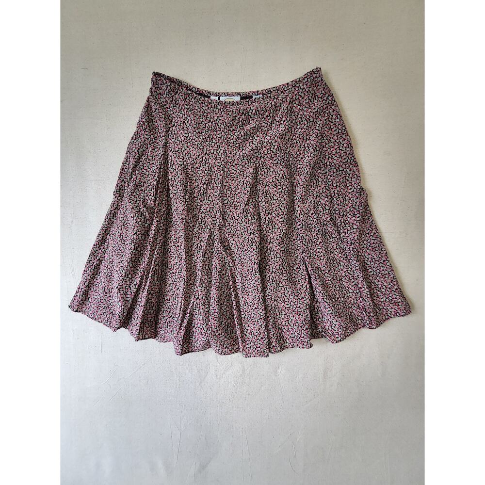Vintage Talbots Petite Silk Flare Skirt Size 14P